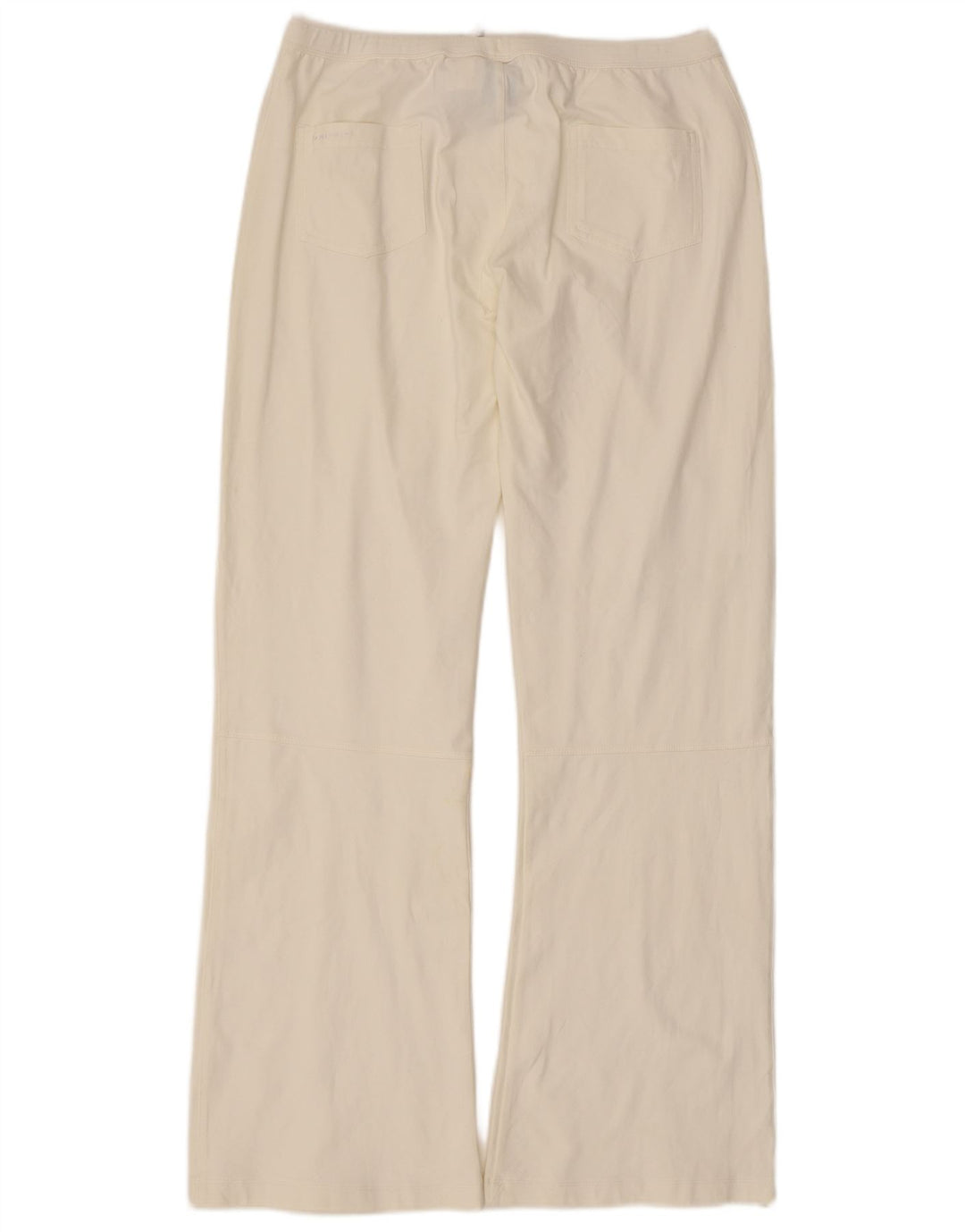 Calça de treino feminina Nike Flare UK 14/16 grande off white nylon