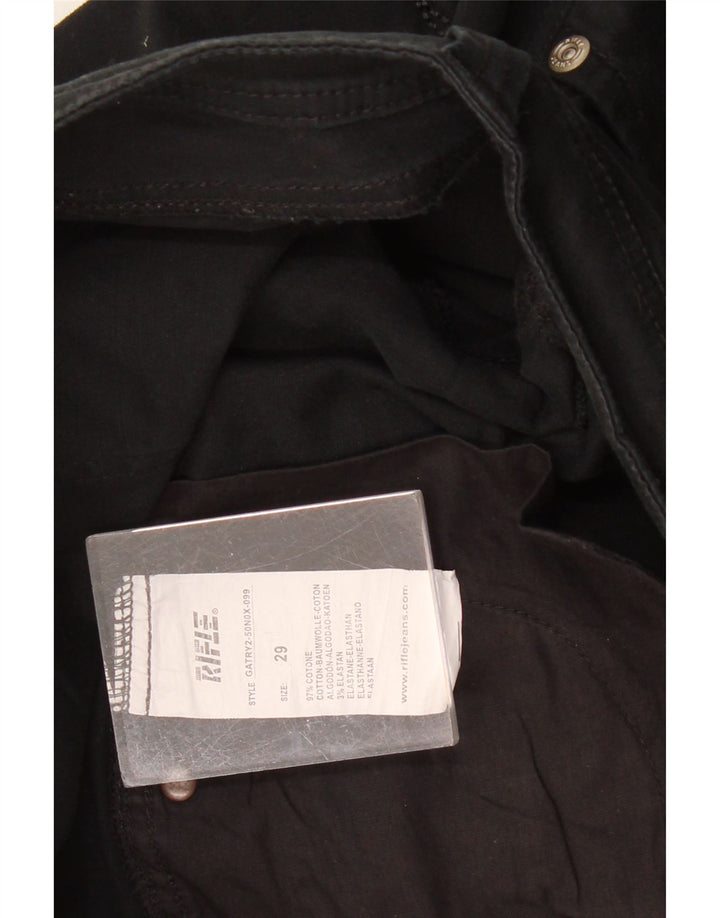 RIFLE Bermuda feminina W29 médio algodão preto