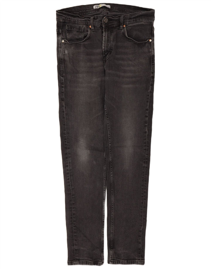 Zara Jeans Slim Masculino W32 L30 Preto