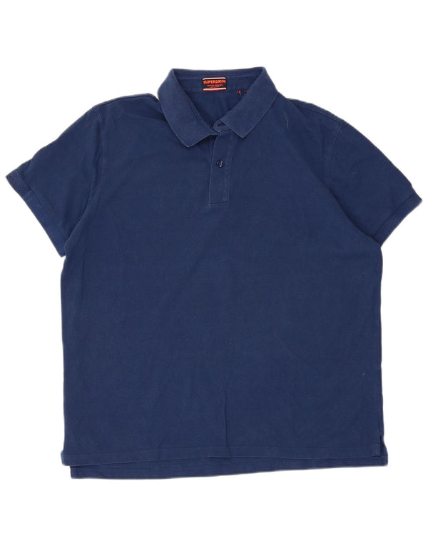Camisa polo masculina Superdry XL azul marinho