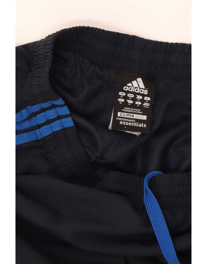 Calça de treino masculina Adidas Clima 365 poliéster azul marinho médio