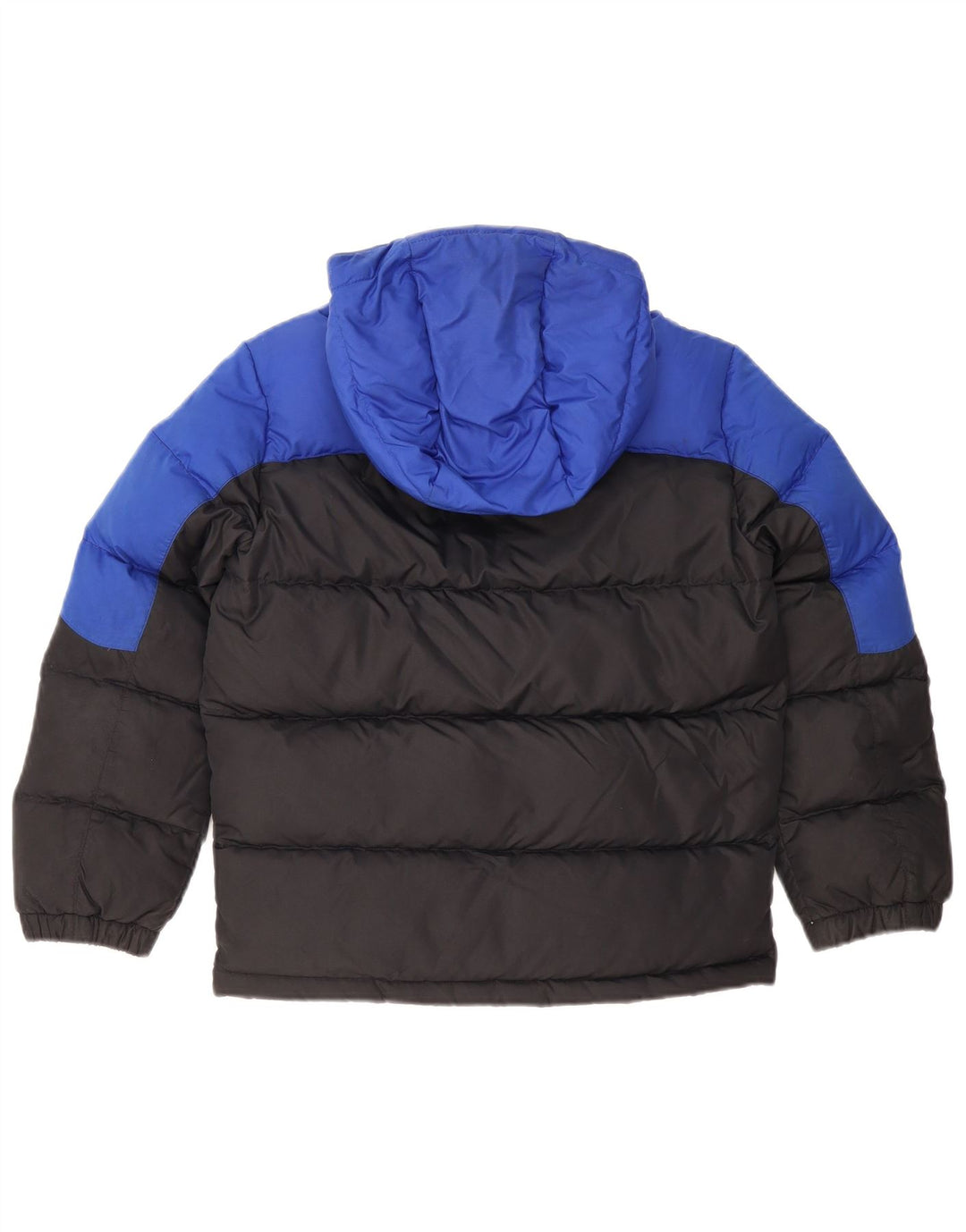 Jaqueta acolchoada masculina Polo Ralph Lauren 10-11 anos médio preto colorblock