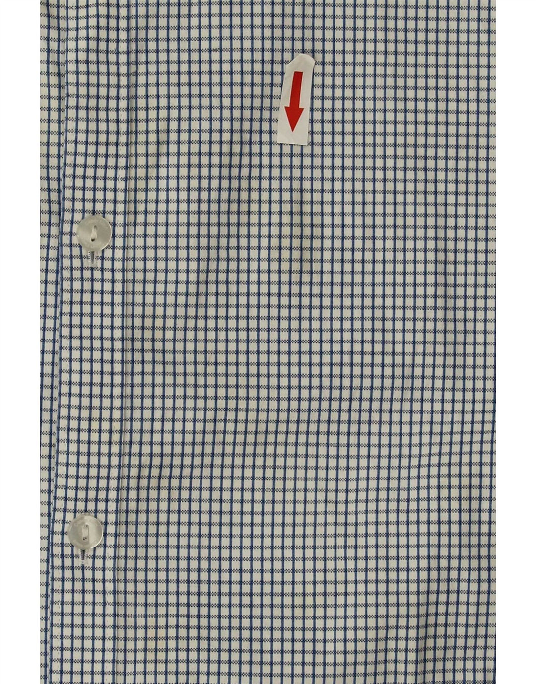 Camisa masculina Calvin Klein Slim Fit grande algodão xadrez azul