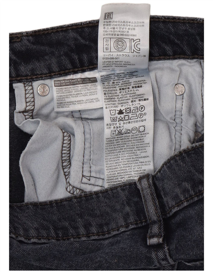 Levi's Mens Slim Jeans W34 L30 Azul Marinho Algodão