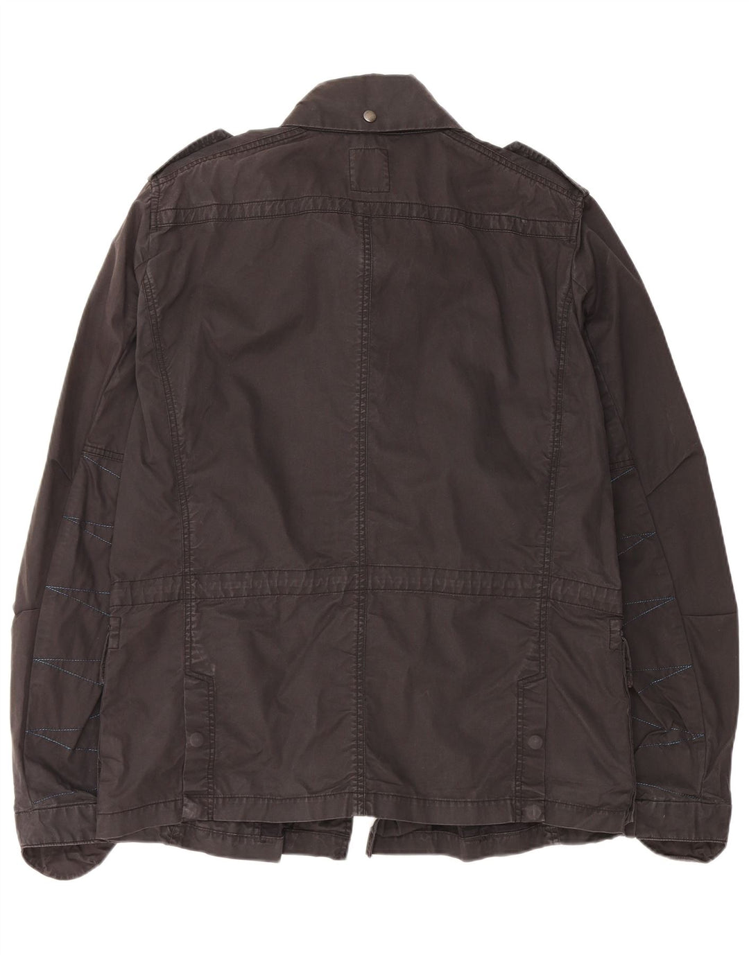 Jaqueta militar masculina DIESEL UK 44 2XL algodão preto