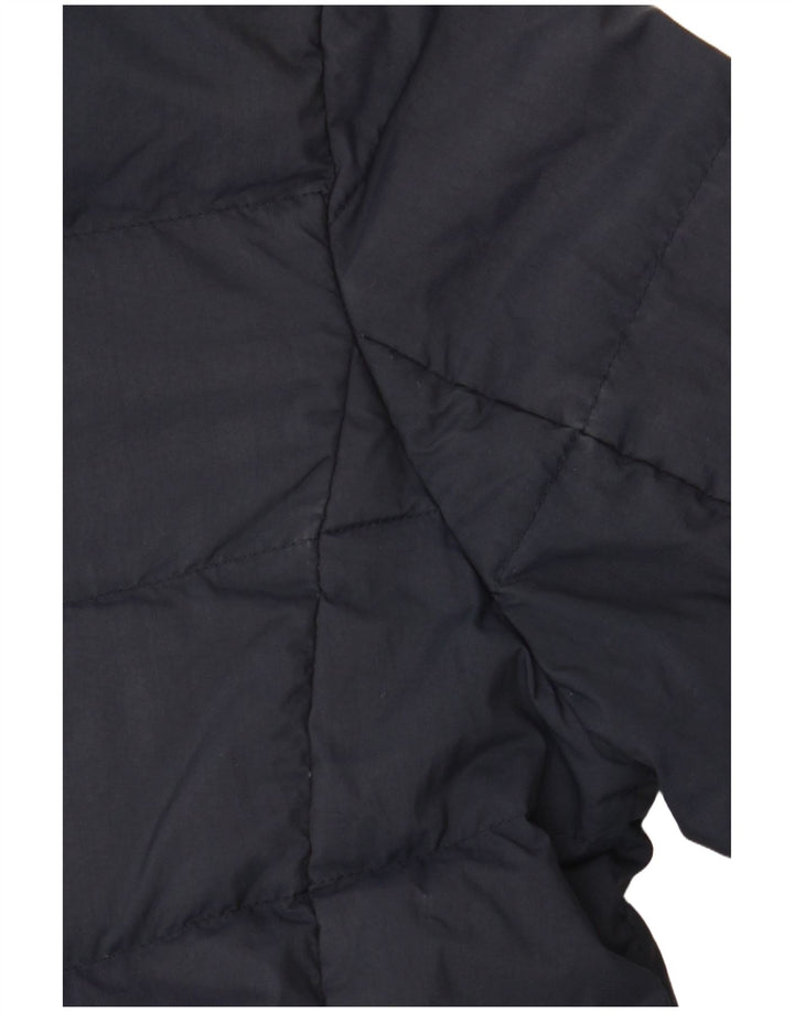 Jaqueta acolchoada com capuz feminino Colmar IT 44 médio azul marinho poliamida