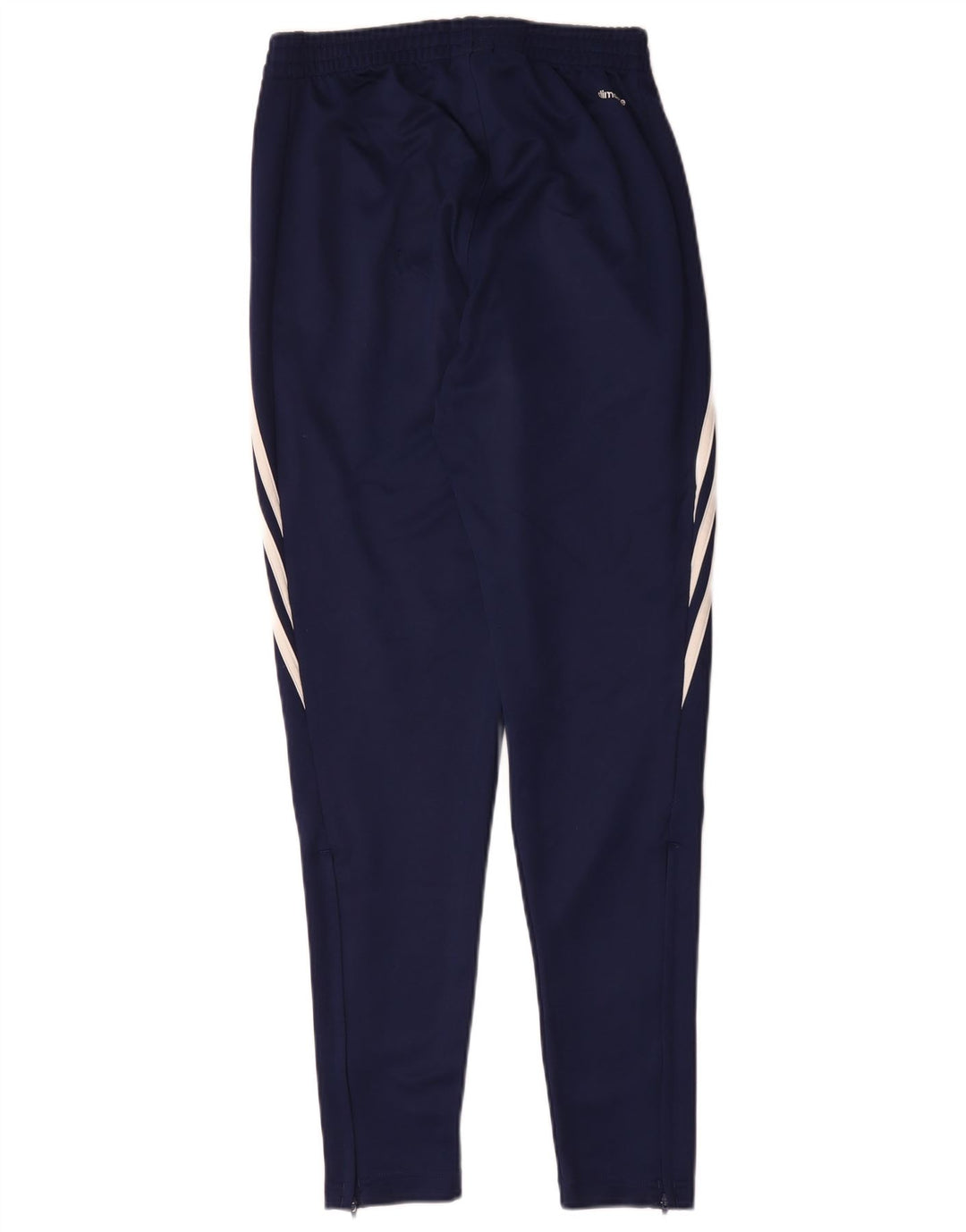 Calças de treino Adidas Mens Climalite XS azul marinho poliéster