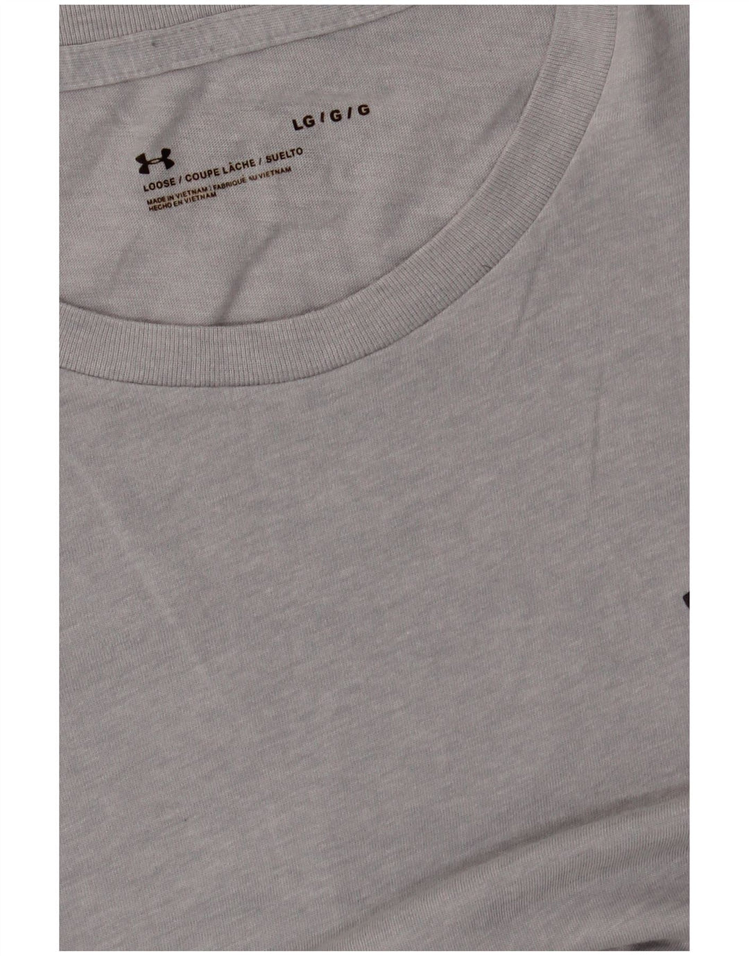Camiseta masculina ADIDAS grande cinza