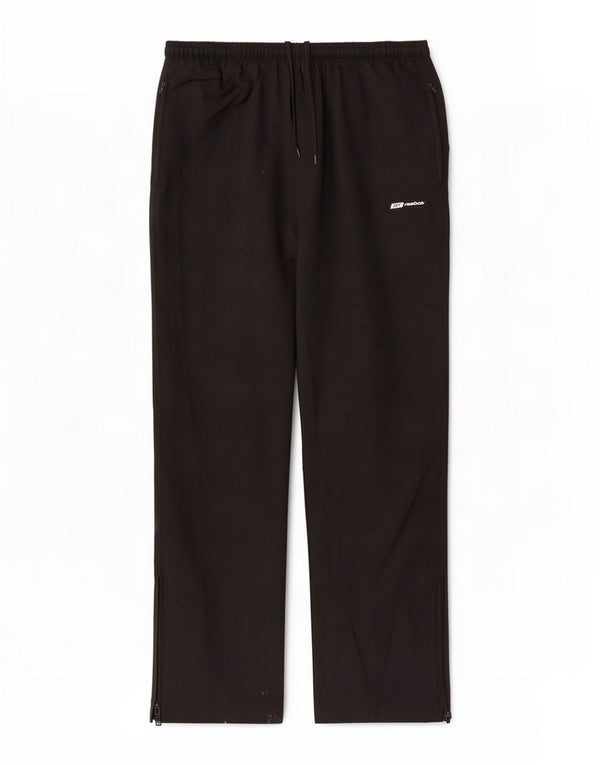 Calça de treino masculina Reebok grande poliéster preto