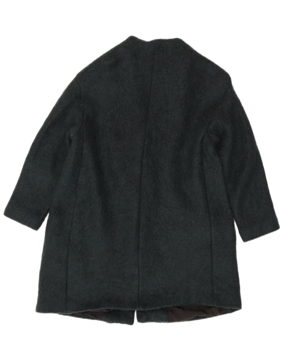 Casaco feminino Zara com peito duplo Reino Unido 16 grande verde
