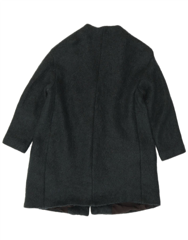 Casaco feminino Zara com peito duplo Reino Unido 16 grande verde