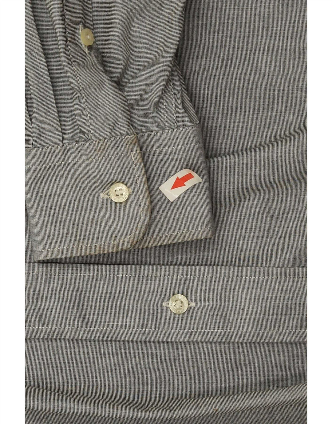 Camisa masculina Lacoste tamanho 45 XL cinza algodão