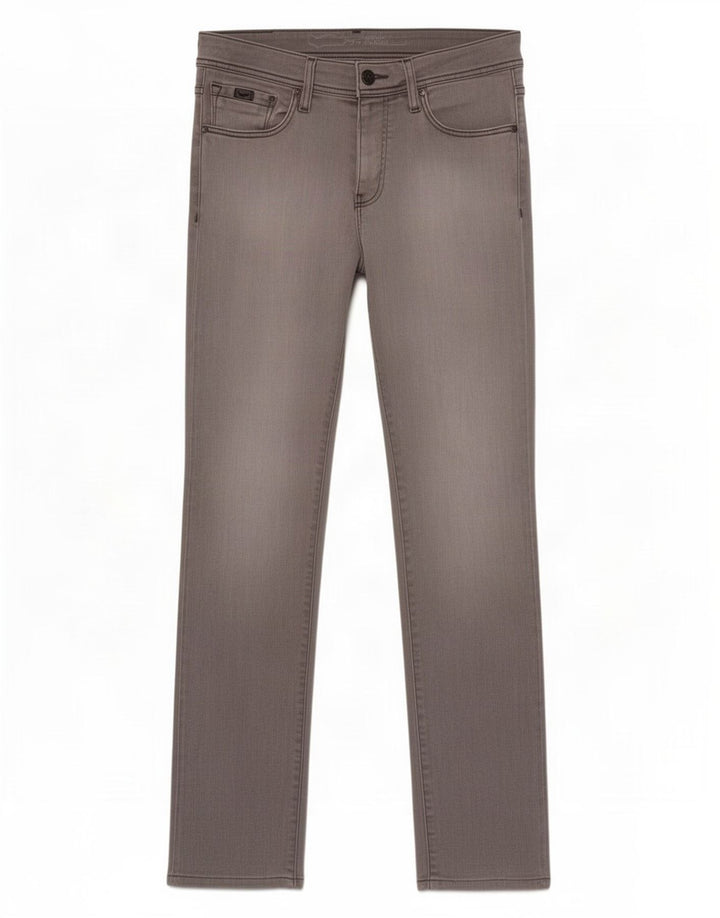 Calça jeans reta feminina Gas W34 L31 cinza