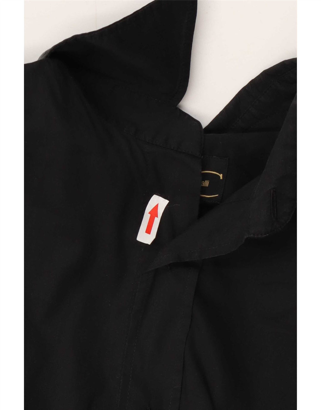Camisa feminina Just Cavalli UK 14 Médio Preto