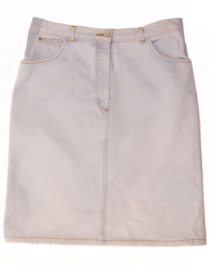 Saia jeans feminina Rica Lewis médio W30 azul