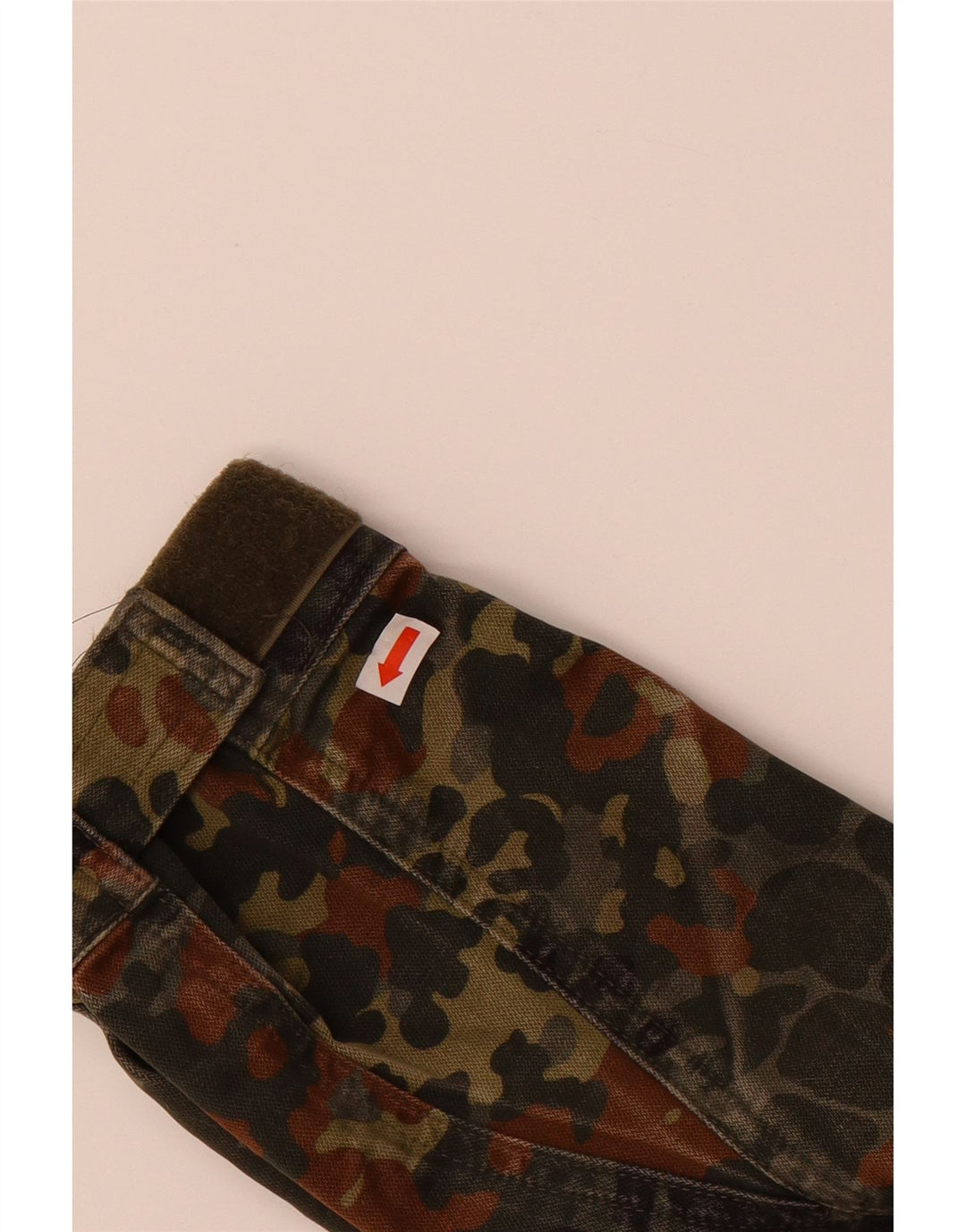 Jaqueta militar com capuz masculina VINTAGE UK 36 pequena camuflagem verde