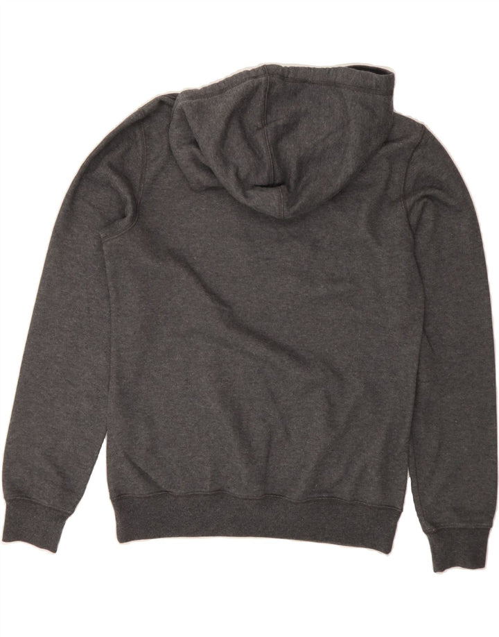 CHAMPION Womens Graphic Hoodie Jumper UK 12 Medium Grey Cotton Vintage Champion and Second-Hand Champion from Messina Hembry 