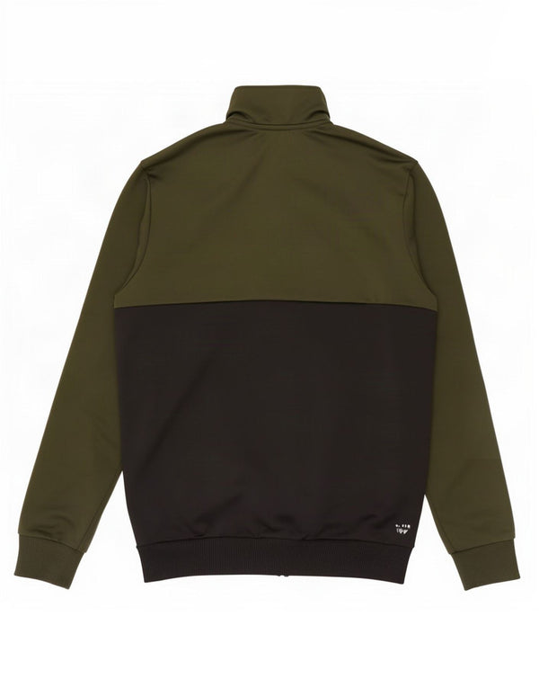 Jaqueta Adidas Menino Climalite Treino Top 13-14 Anos Verde Colorblock