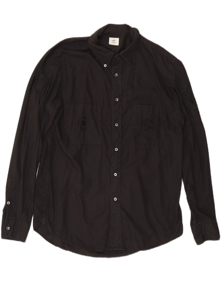 CERRUTI 1881 Mens Graphic Shirt XL Black