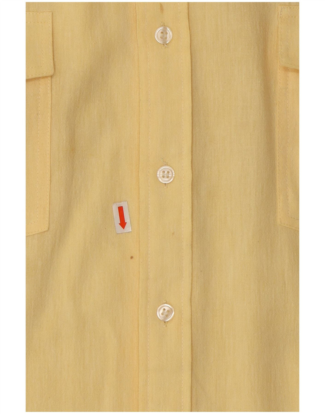 Camisa masculina ARIZONA JEANS tamanho 45/46 XL algodão amarelo