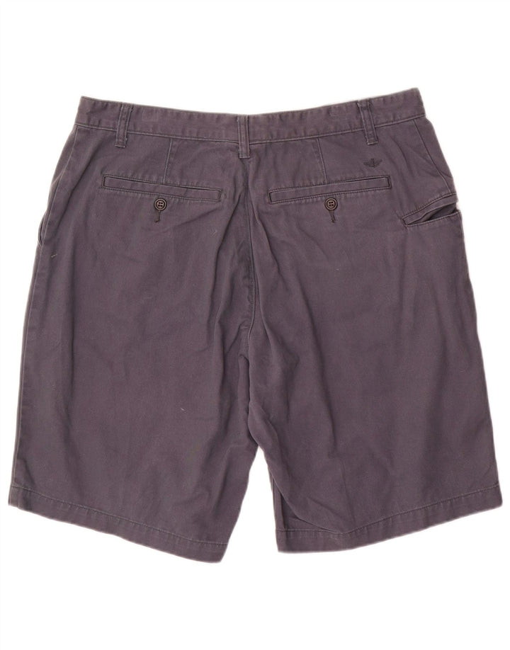 Dockers Mens Chino Shorts W36 Grande Algodão Cinza