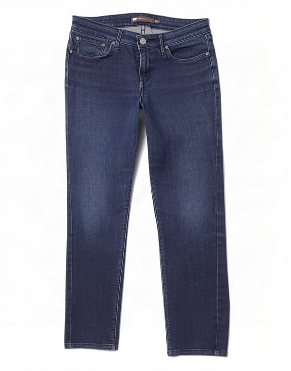 Calça jeans feminina Levi's Slight Curve Classic Rise Slim US 4 Small W27 L27 Azul