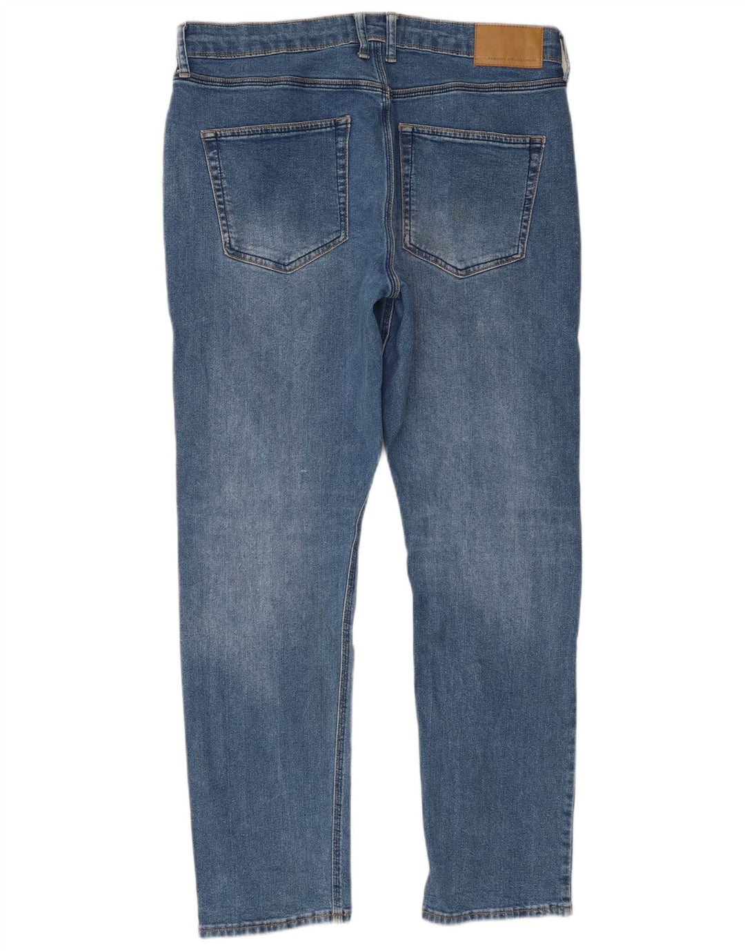 French Connection Masculino Slim Jeans W34 L32 Azul Algodão
