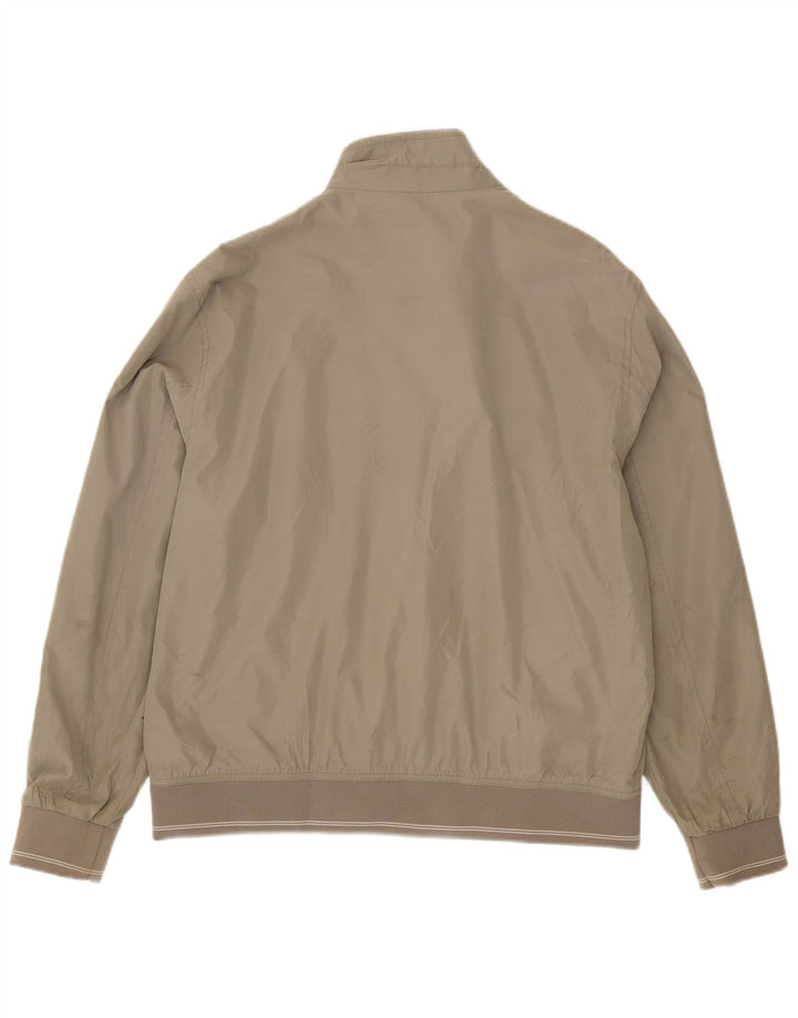 Jaqueta bomber masculina Marks & Spencer Regular Fit Reino Unido 40 grande poliéster bege