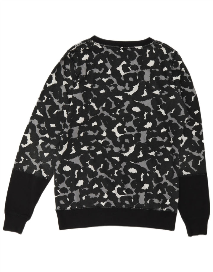 Moletom feminino Nike Jumper UK 14 médio preto com estampa animal