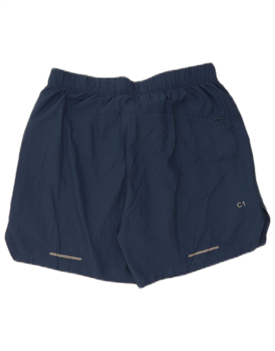 Shorts esportivos masculinos Asics médio azul marinho poliéster