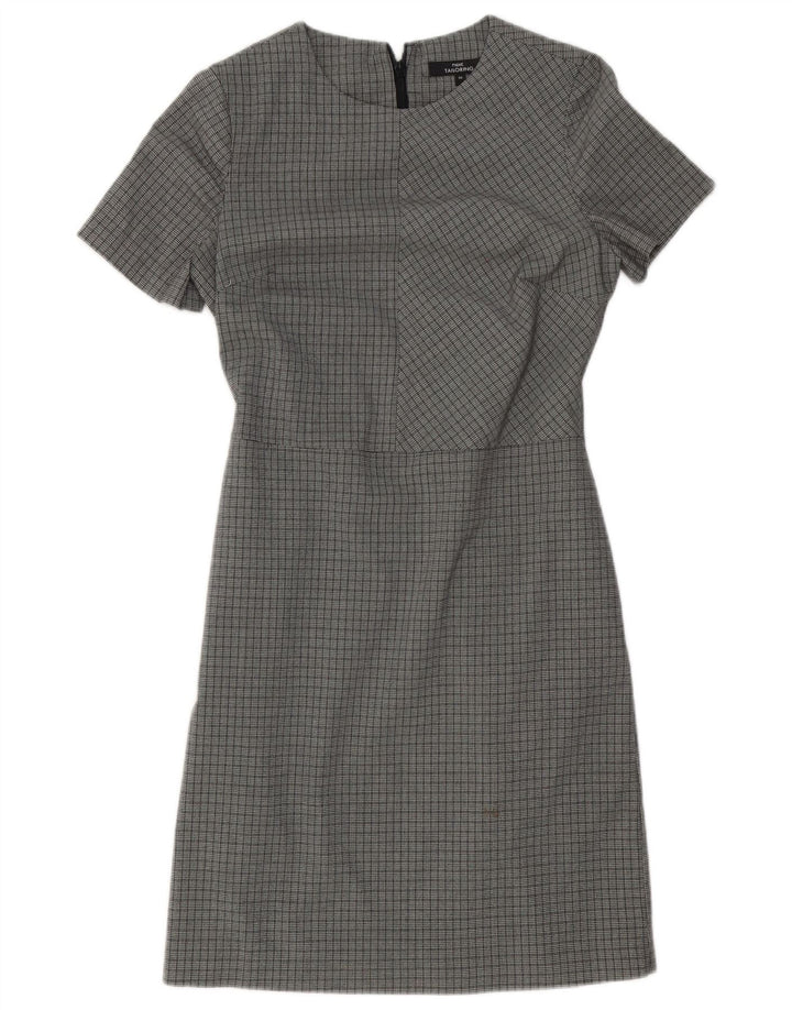Próximo Vestido bainha feminino UK 6 XS cinza Houndstooth