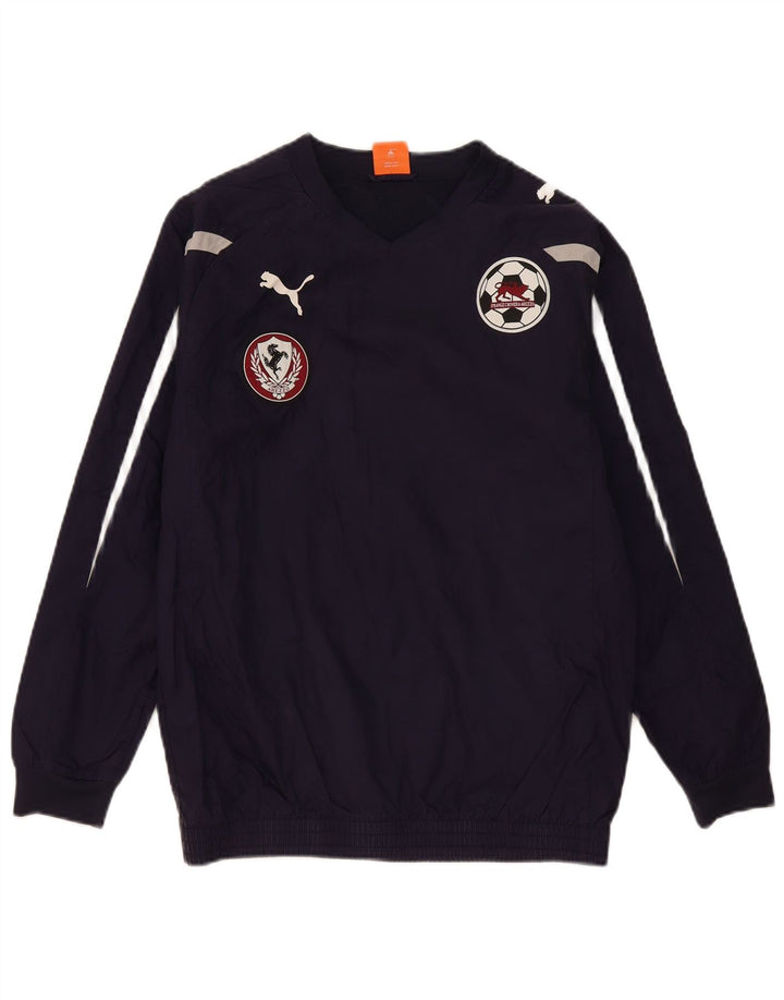 Puma Meninos Sportiva Arezzo Pullover Treino Top 13-14 Anos Azul Marinho