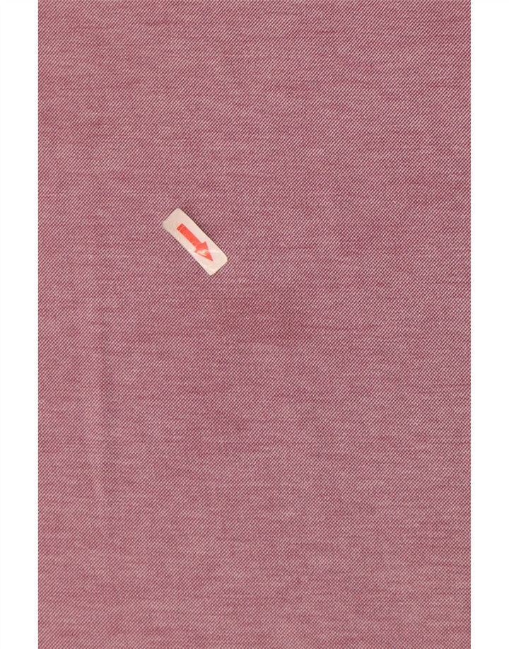 Camisa polo masculina Ted Baker tamanho 4 grande rosa modal