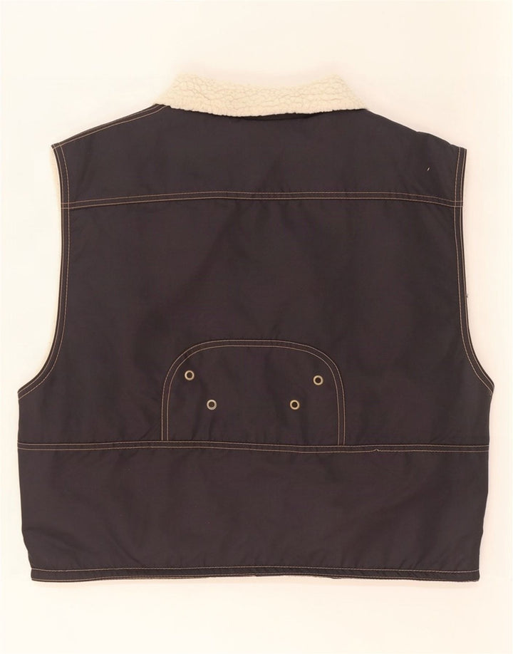 Colete C&A Boys Sherpa 11-12 Anos Preto Nylon