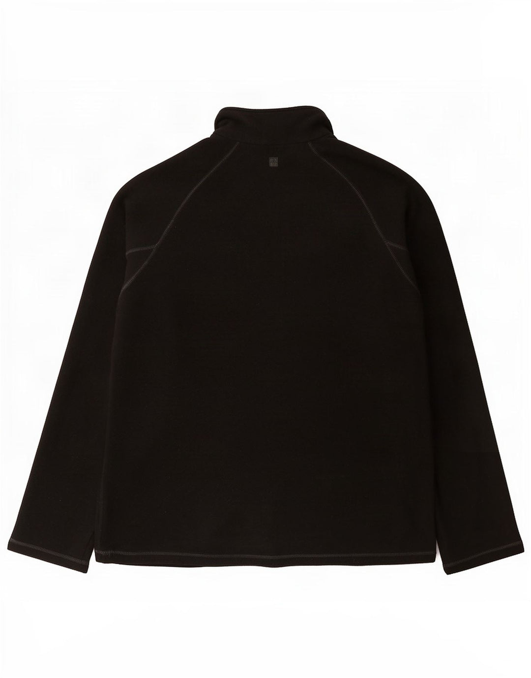 Mountain Warehouse Mens Zip Neck Fleece Jumper Poliéster Preto Médio