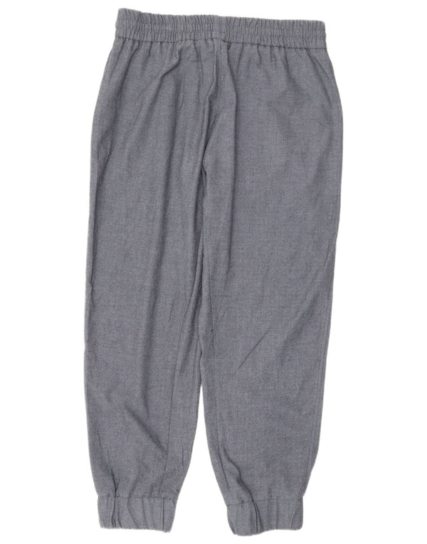 Calça jogger feminina Zara casual médio W28 L26 azul poliéster