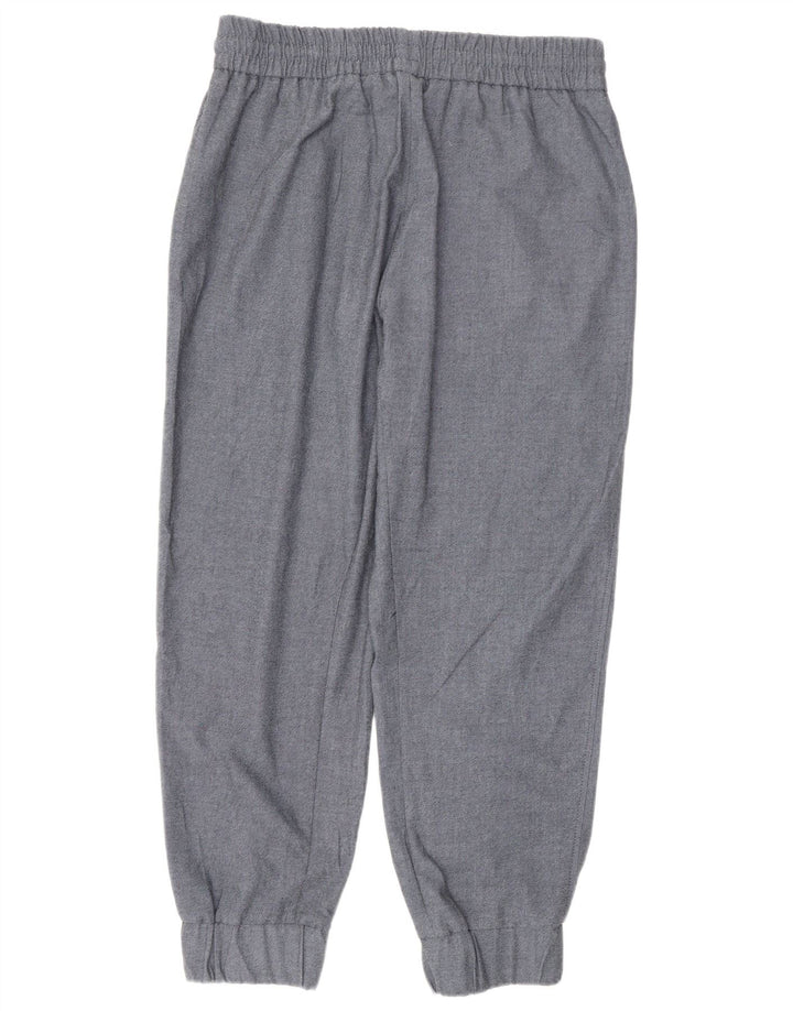 Calça jogger feminina Zara casual médio W28 L26 azul poliéster
