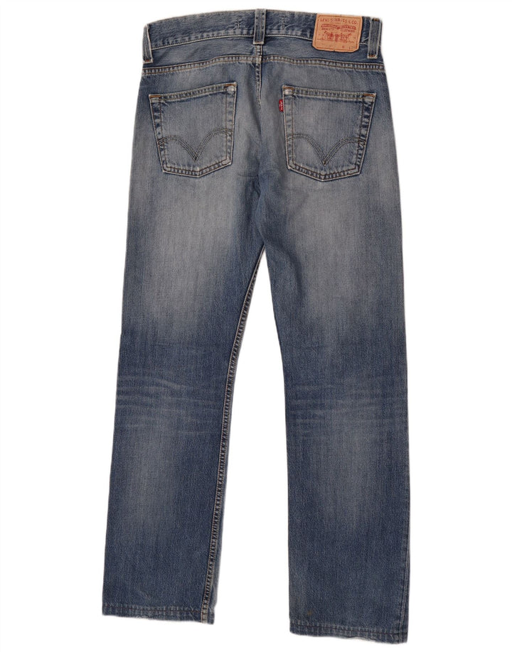 Calça jeans reta padrão masculina Levi's W32 L34 azul