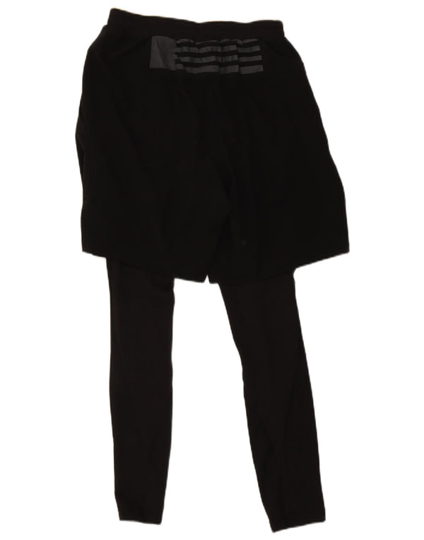 Adidas Womens Leggings UK 10 Small  Black Polyester