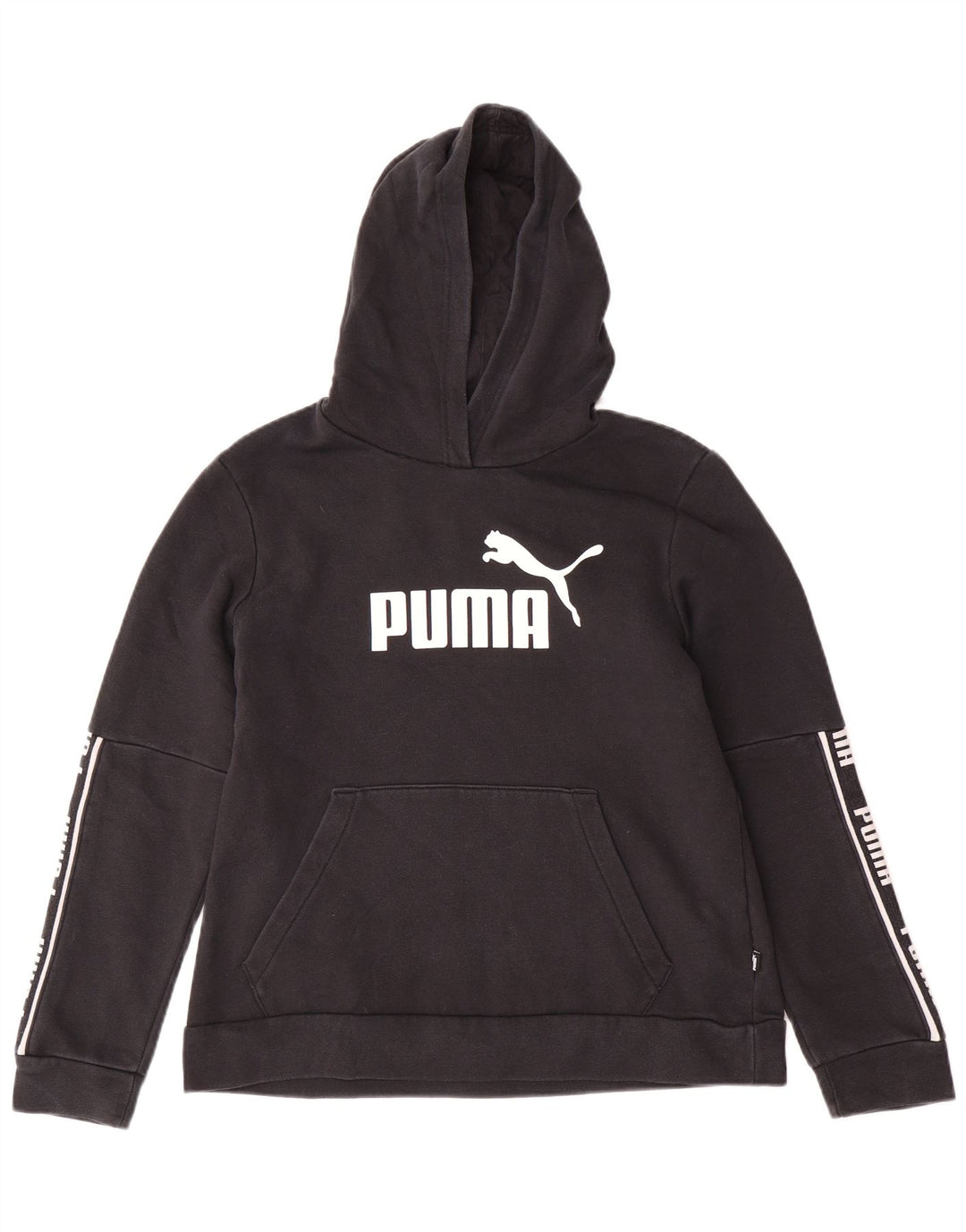 Jumper com capuz gráfico feminino PUMA UK 18 XL algodão preto