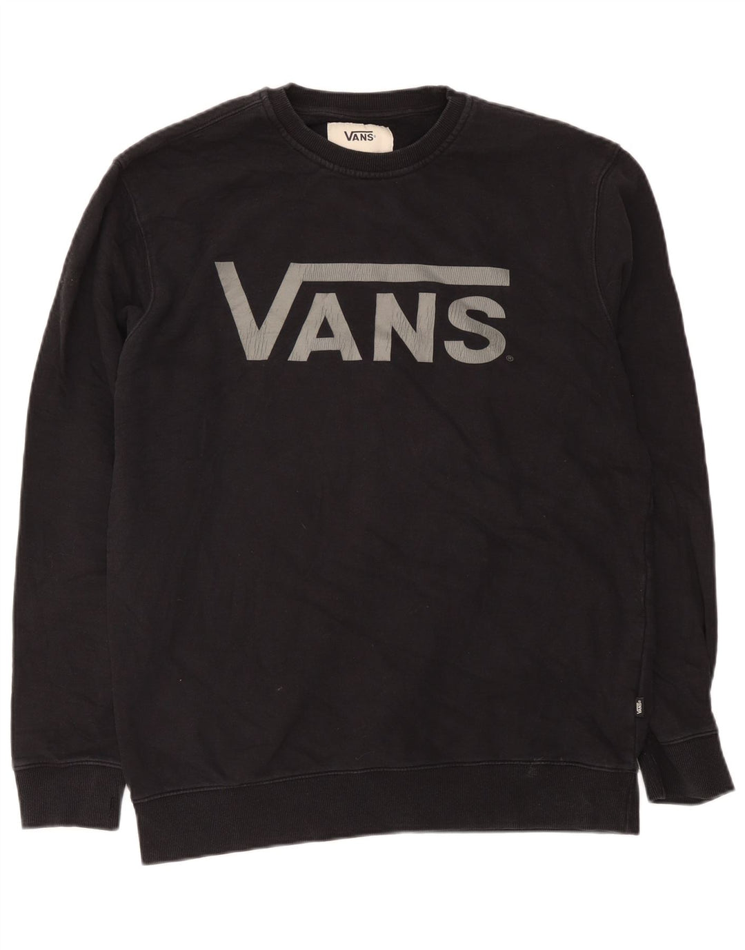 Vans Mens Graphic Moletom Jumper XL Preto Algodão