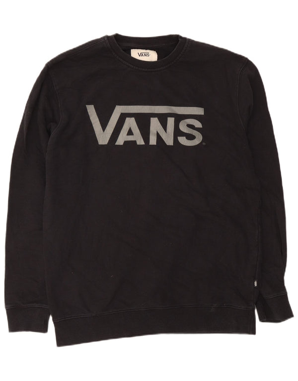 Vans Mens Graphic Moletom Jumper XL Preto Algodão