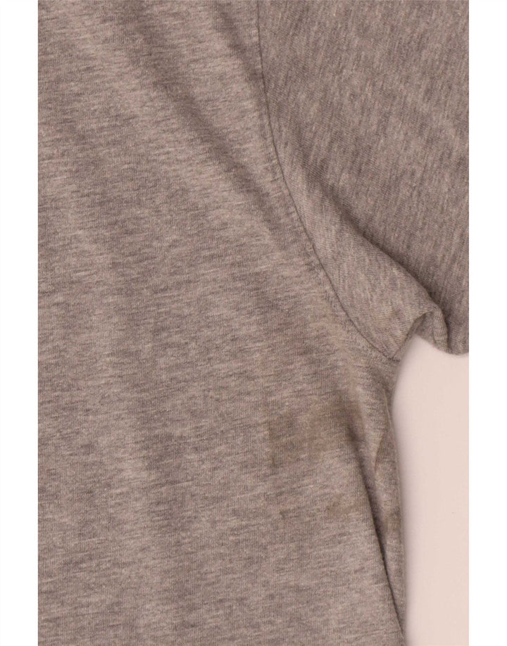 Camiseta masculina estampada Champion grande algodão cinza
