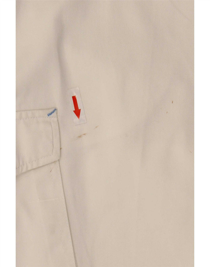 Shorts cargo masculino AST W34 grande algodão branco