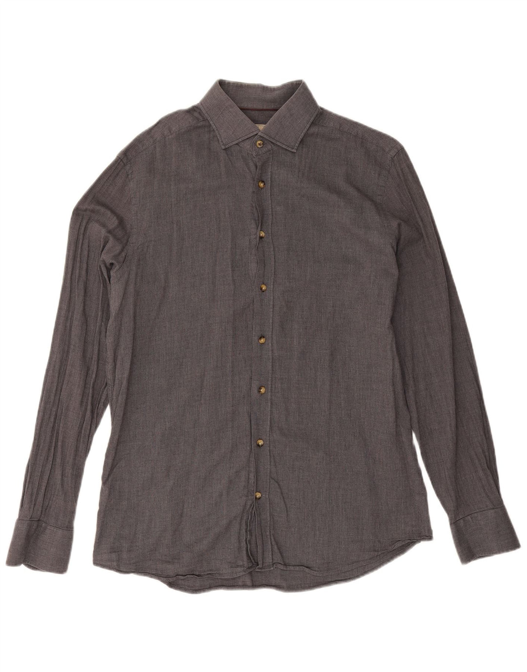 Camisa masculina Hackett Slim Fit grande algodão cinza
