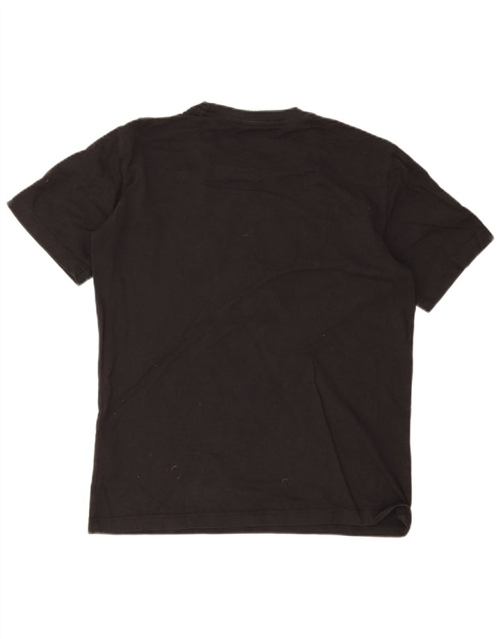 Camiseta masculina Champion Harvard Graphic Top médio algodão preto