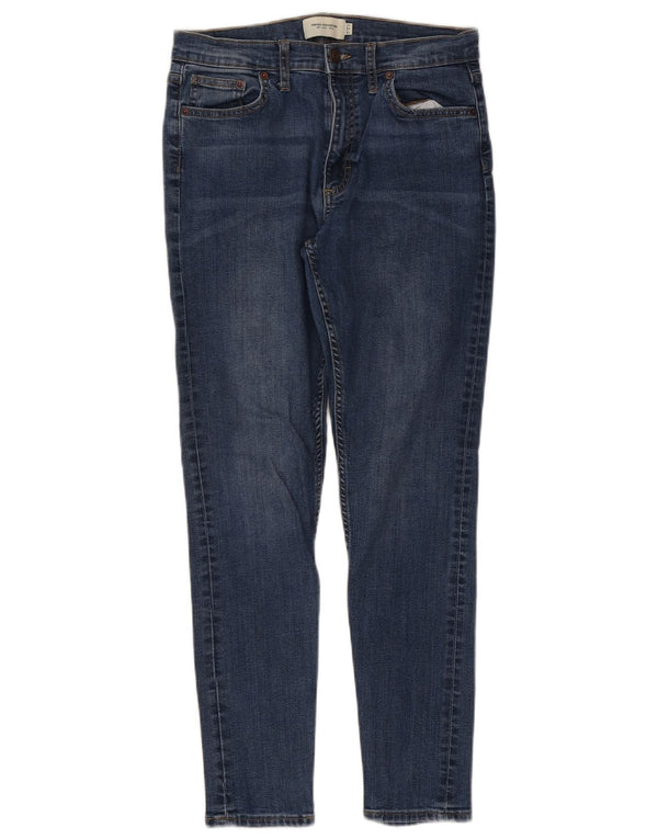 Jeans skinny feminino French Connection UK 12 médio W30 L28 algodão azul