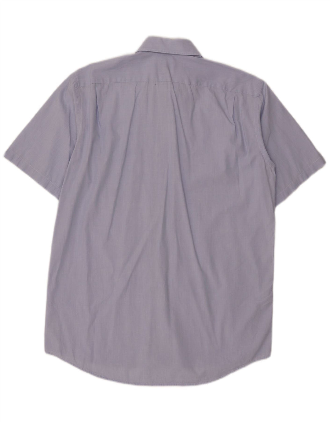 Camisa masculina Lacoste manga curta tamanho 40 algodão azul médio