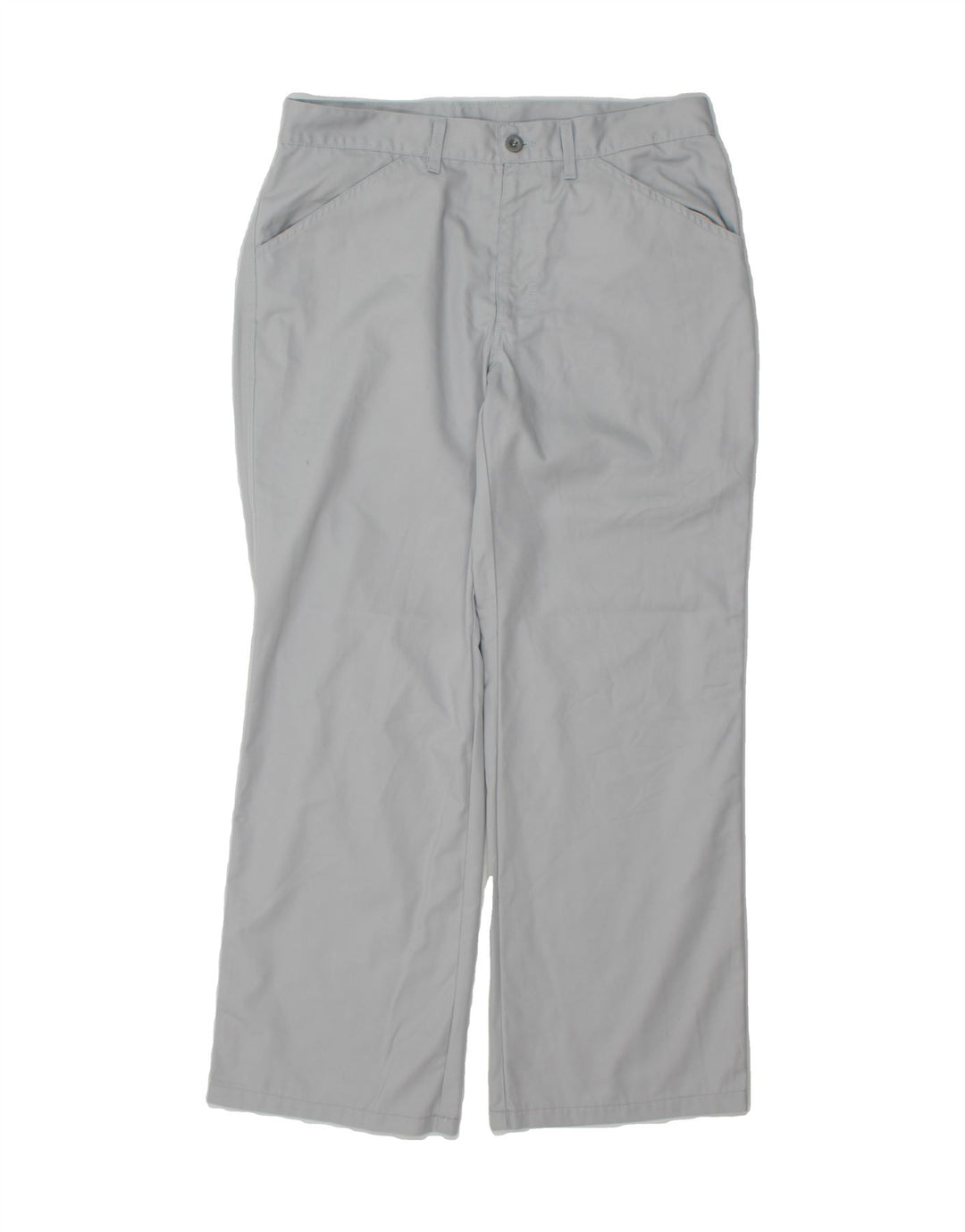 MELTIN' POT Womens Straight Casual Trousers W36 L31 Blue Cotton Vintage Meltin' Pot and Second-Hand Meltin' Pot from Messina Hembry 