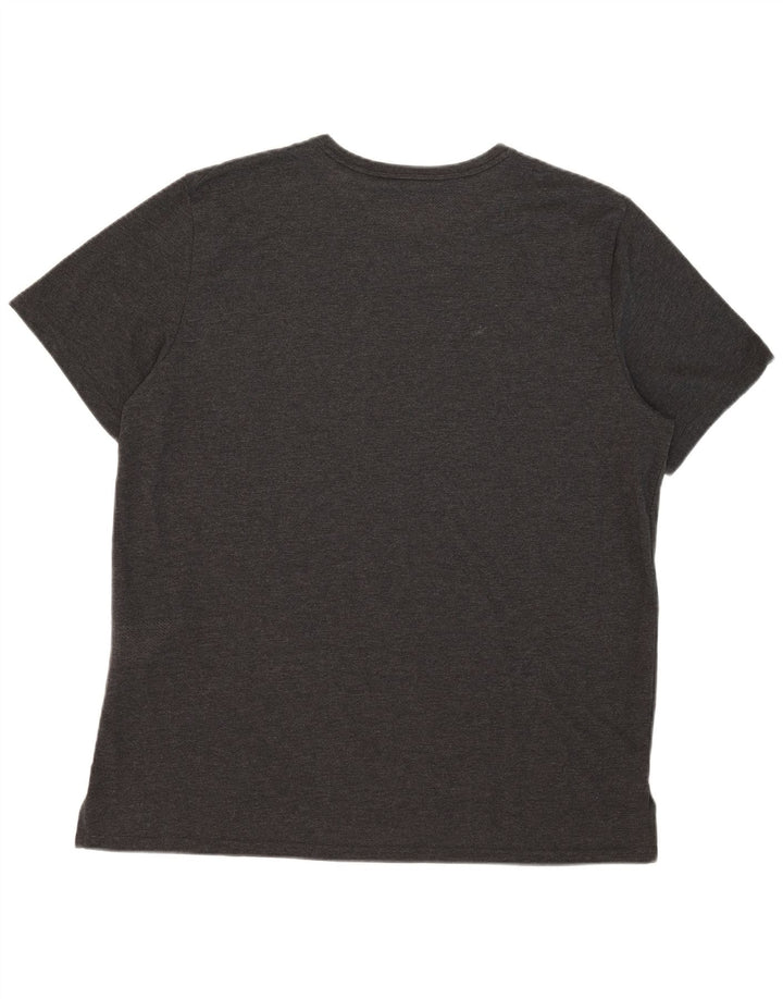 Camiseta Nike Masculina Dri Fit Top XL Cinza Poliéster